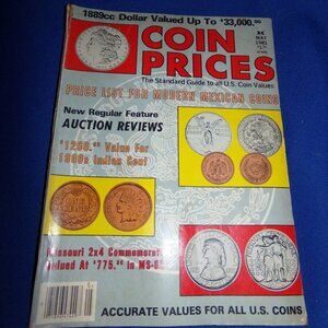 Coins Prices - Vintage Magazine for Coin Collectors - May 1981  - No 78